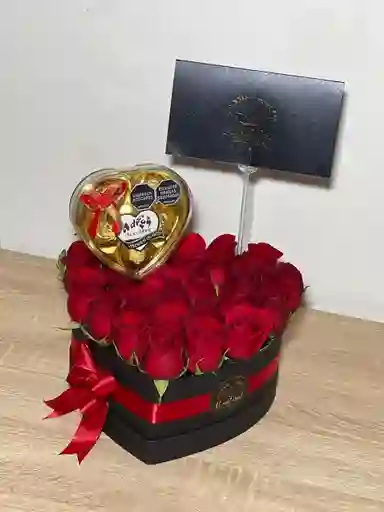 Corazon Chocolate Encima