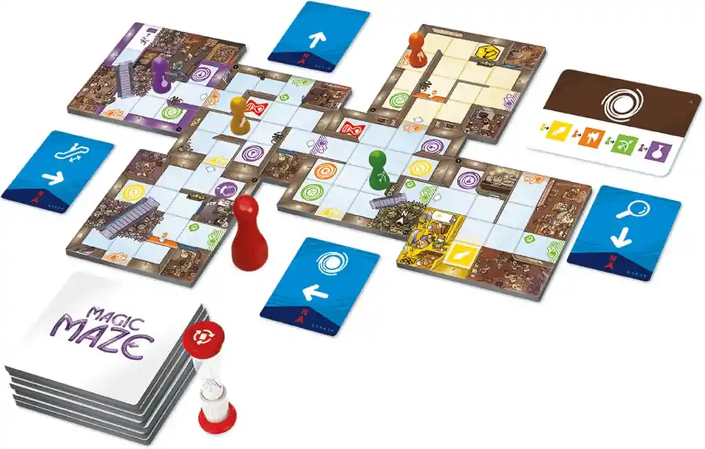 Juego De Mesa Cooperativo Magic Maze Para Adultos