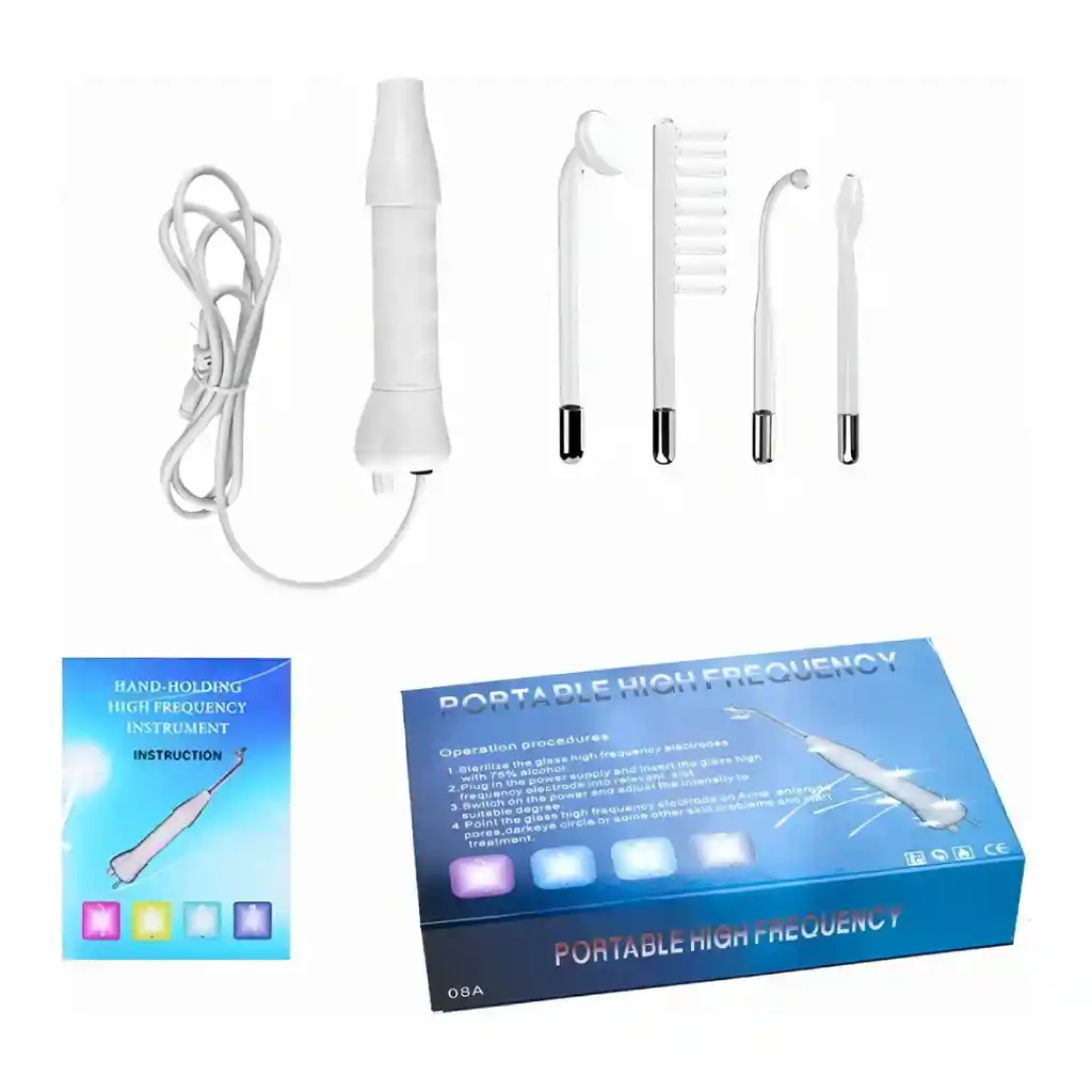 Equipo Alta Frecuencia Facial Portátil Antiacné