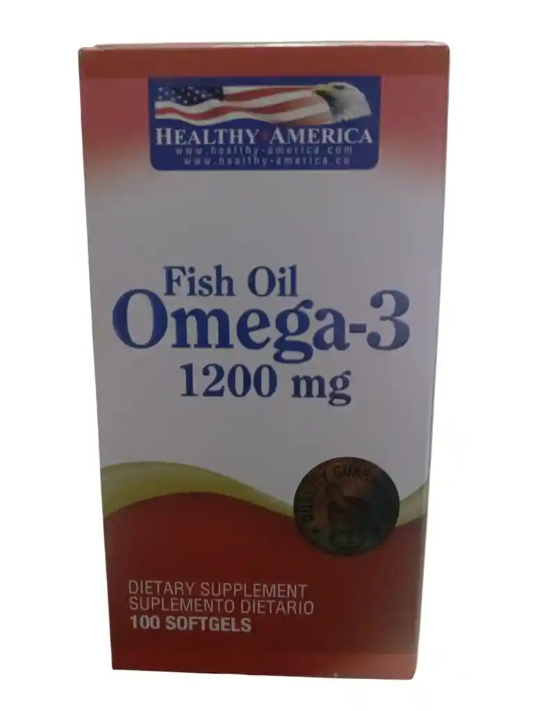 Omega 3 1200 Mg X 100 Softgels Healthy America
