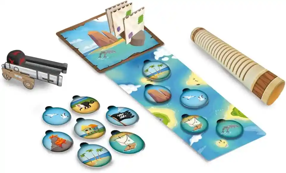 Juego De Mesa Didáctico Isla A La Vista Para Niños