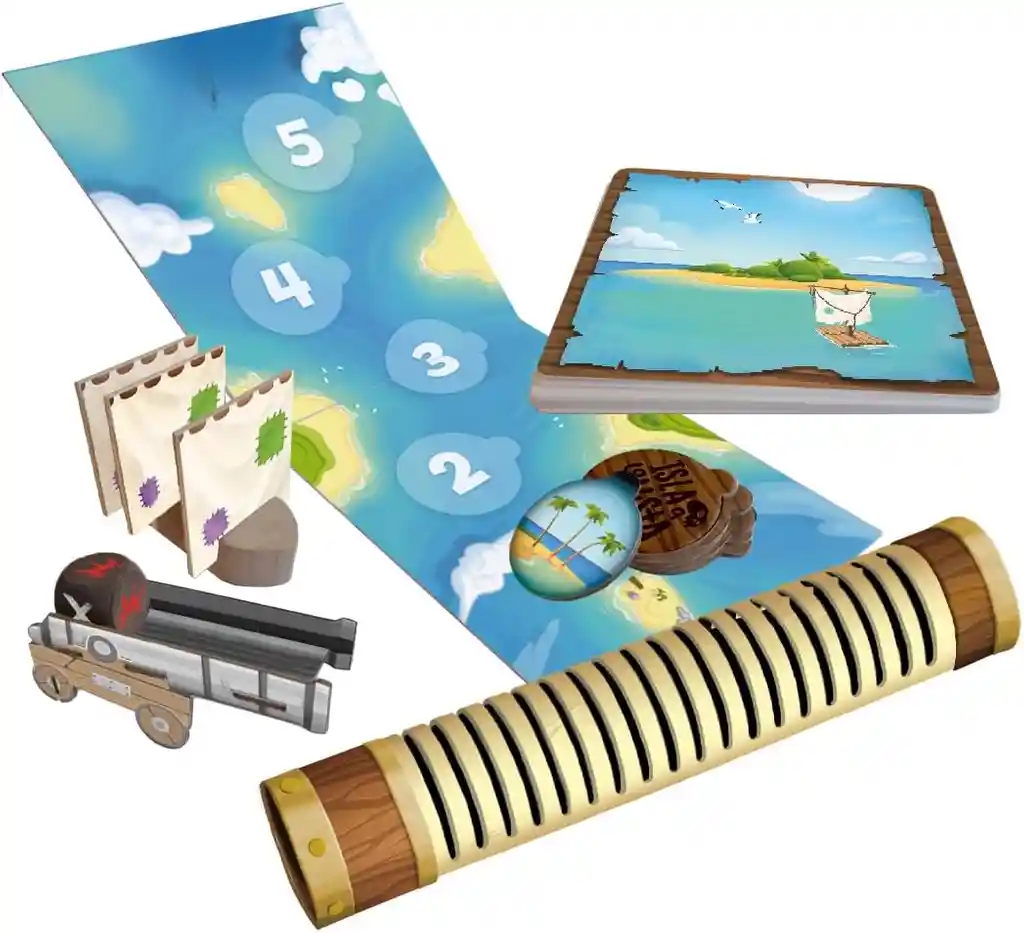 Juego De Mesa Didáctico Isla A La Vista Para Niños