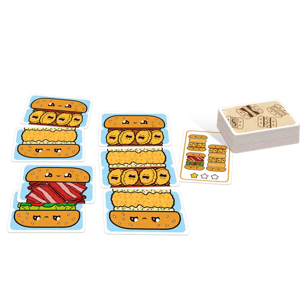 Juego Competitivo Burger ¡ya! De Hamburguesas Para Niños