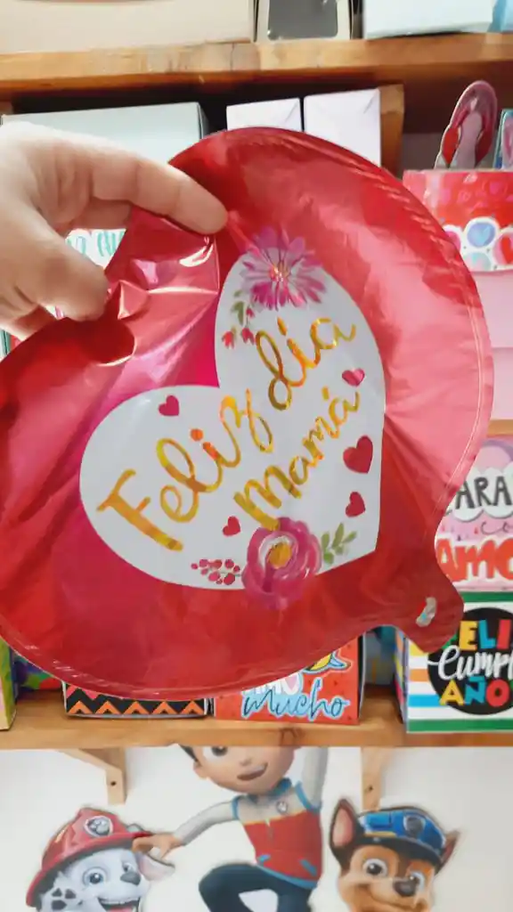Globo En Forma De Corazón Día De Las Madres