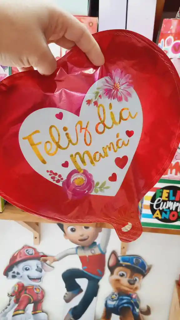 Globo En Forma De Corazón Día De Las Madres