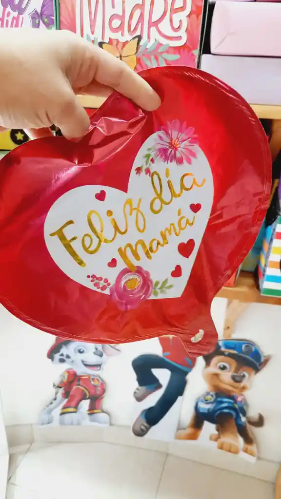 Globo En Forma De Corazón Día De Las Madres