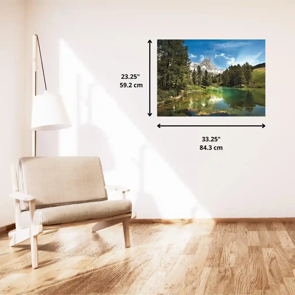 Rompecabezas 1500 Piezas El Lago Azul Clementoni Paisaje