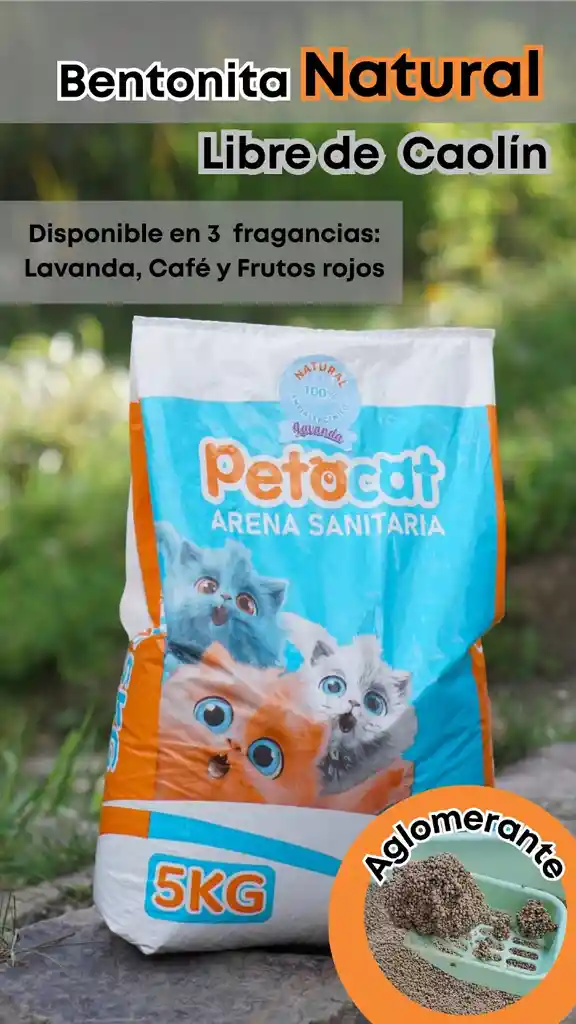 Arena Petocat Lavanda 5 Kilos