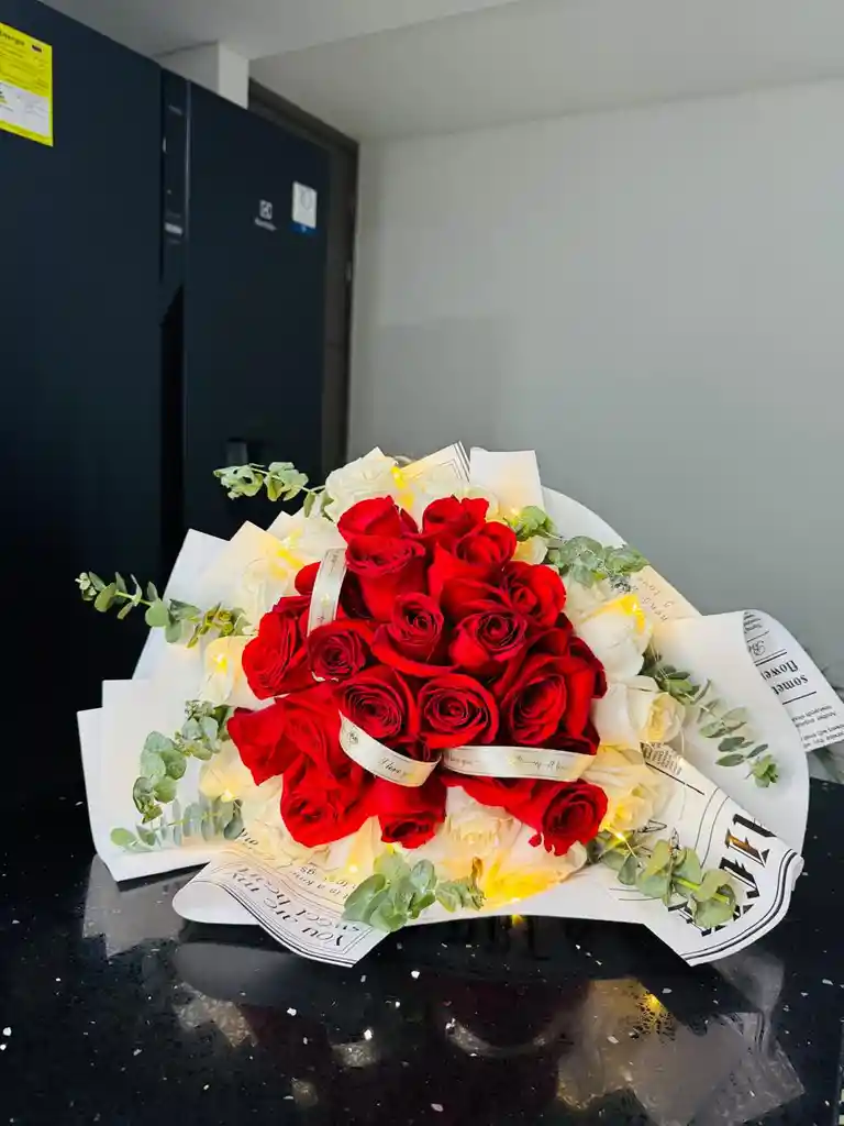 Rosas Con Luces