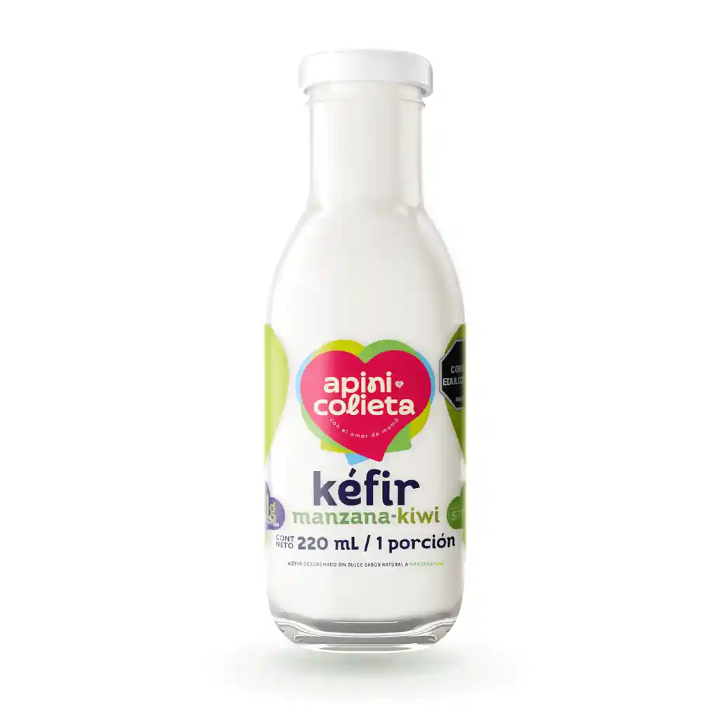Kefir Natural Manzana-kiwi X 220 Ml