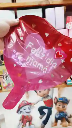 Globo En Forma De Corazón Día De Las Madres