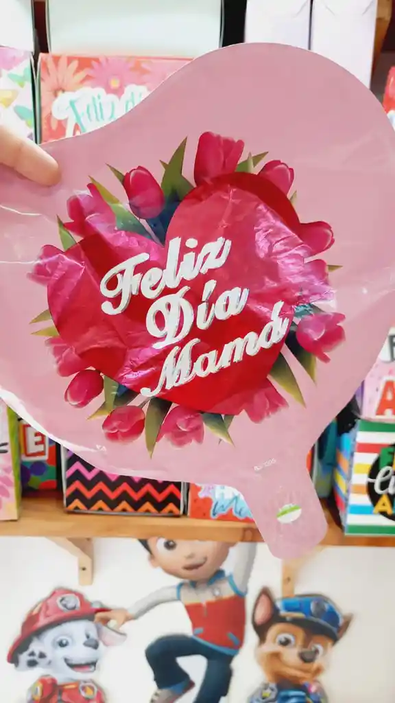 Globo En Forma De Corazón Día De Las Madres