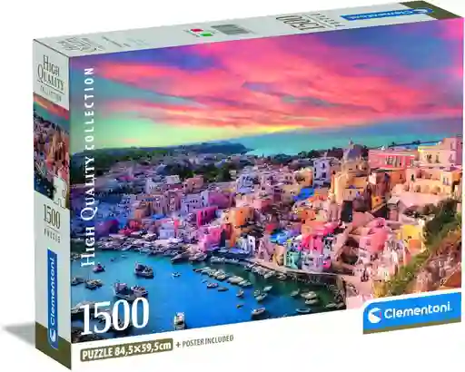 Rompecabezas 1500 Piezas Isla Procida Italia Clementoni