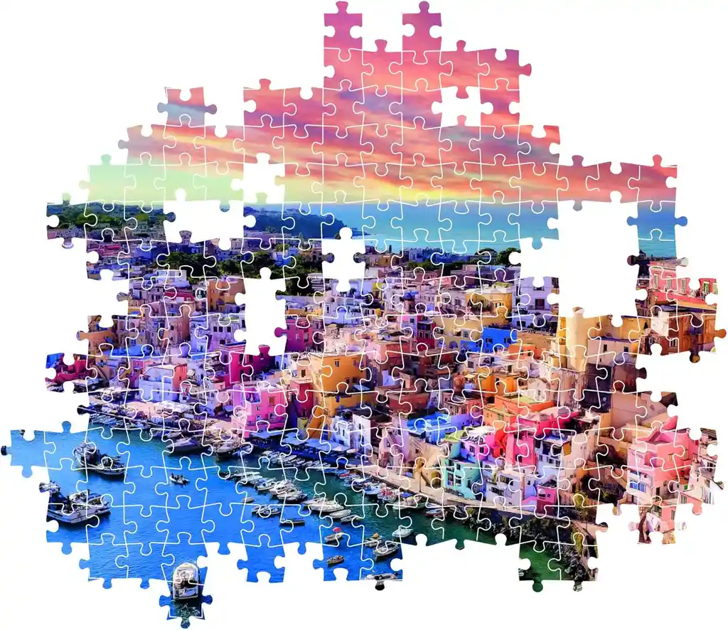 Rompecabezas 1500 Piezas Isla Procida Italia Clementoni