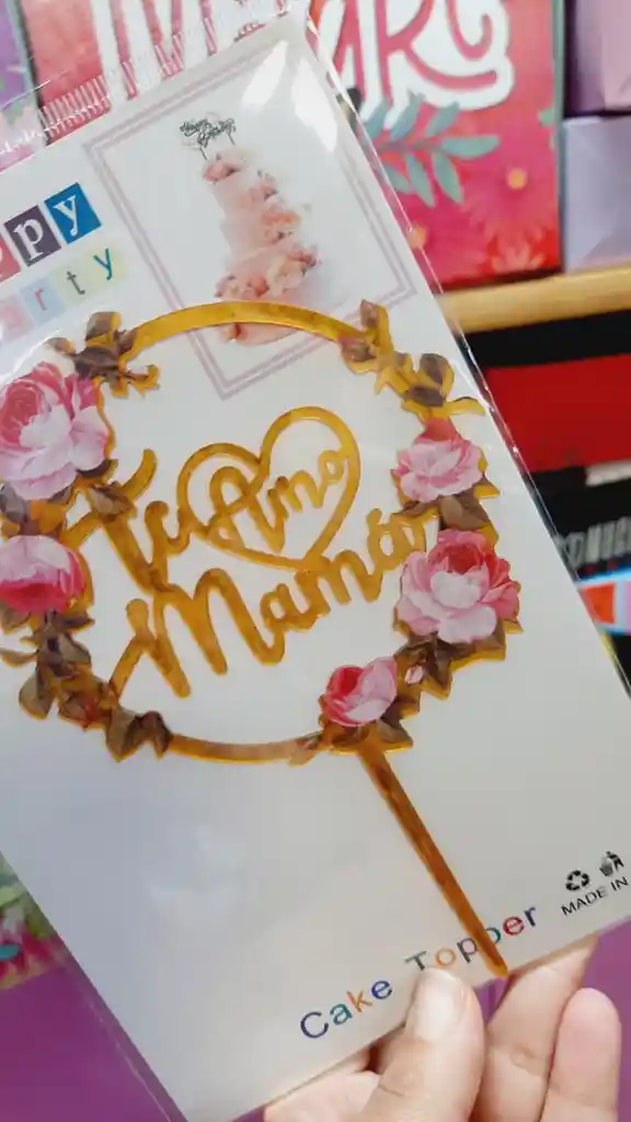Pin Topper Para Torta Día De Las Madres