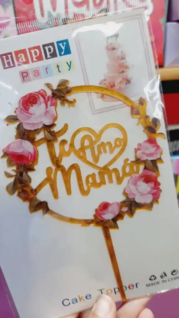 Pin Topper Para Torta Día De Las Madres