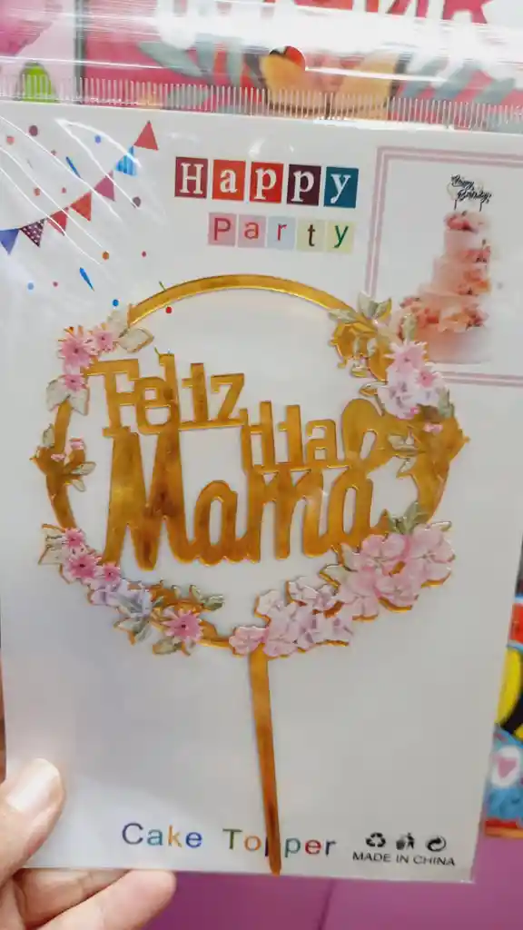 Pin Topper Para Tortas Día De Las Madres