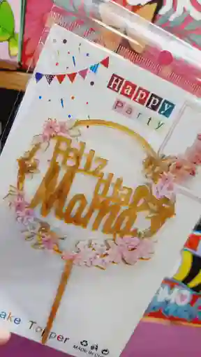 Pin Topper Para Tortas Día De Las Madres