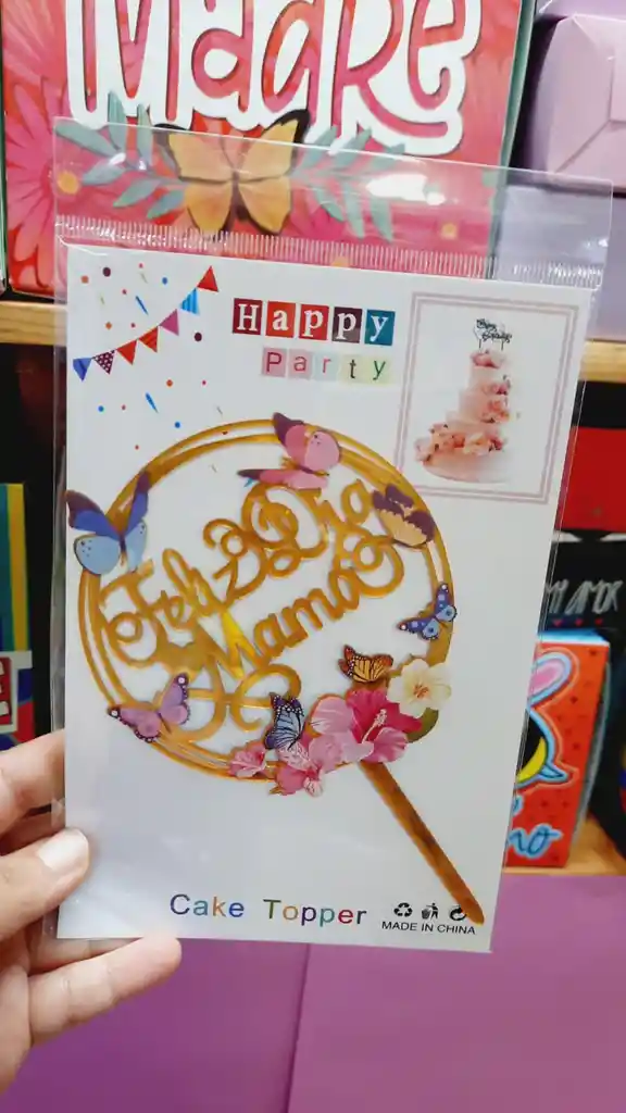 Pin Topper Para Tortas Día De Las Madres