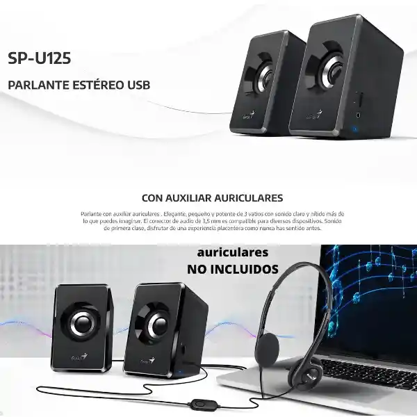 Parlante Genius Sp-u125 Usb