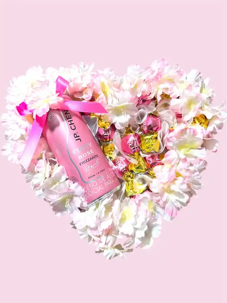 Regalo Especial Corazòn De Cerezo Con Fizzy Rose - Regalo Feliz Cumpleaños - Regalo Feliz Dia - Dia Del Amor Y Amistad