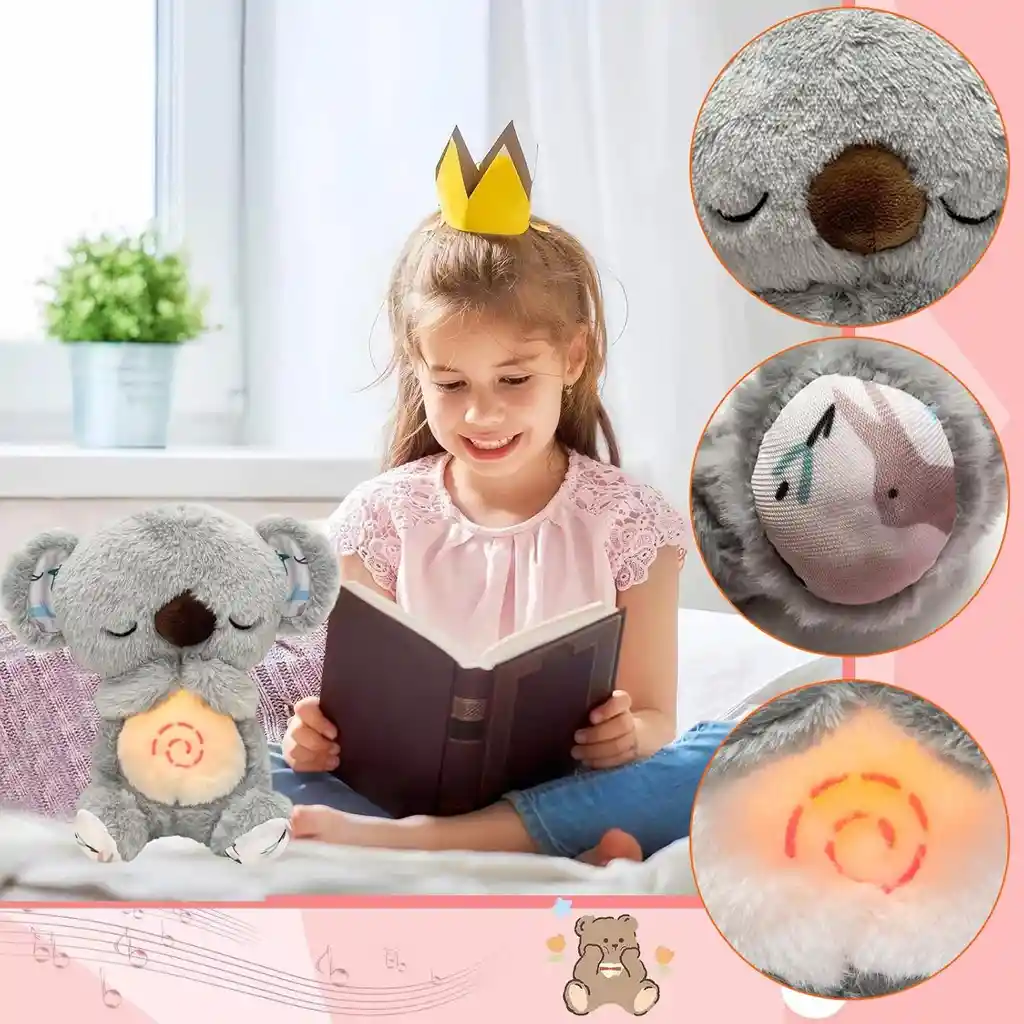 Peluche Juguete Muñeco Koala Alivio Ansiedad Respira Relaja
