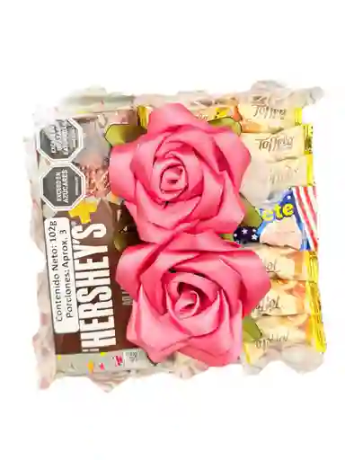 Regalo Especial Dulce Rosa - Regalo Feliz Cumpleaños - Regalo Feliz Dia - Regalo Amor Y Amistad