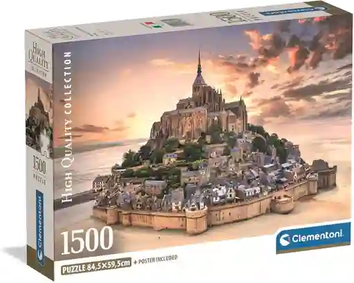 Rompecabezas 1500 Piezas Mont-saint-michel Clementoni