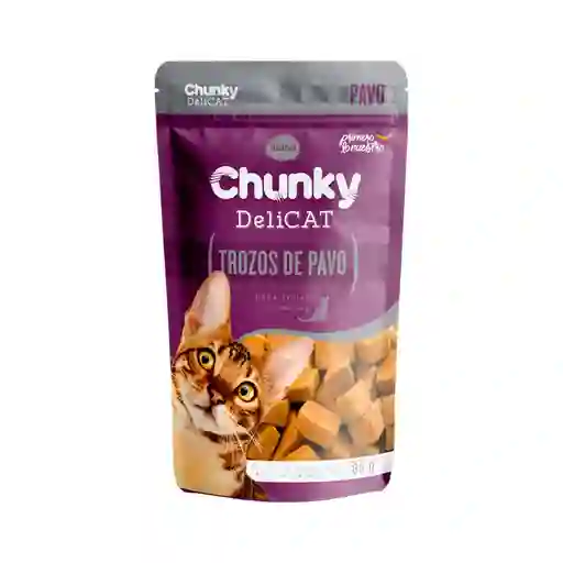 Pouch Delicat Trozos De Pavo X80gr