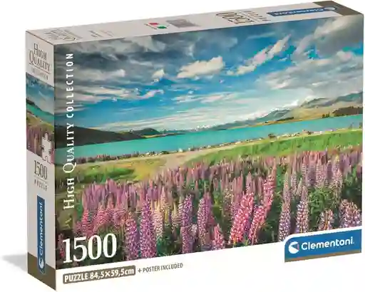 Rompecabezas 1500 Piezas Lago Tekapo Clementoni Para Adultos
