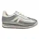 Tenis Plata Blanco Vizzano Talla 37