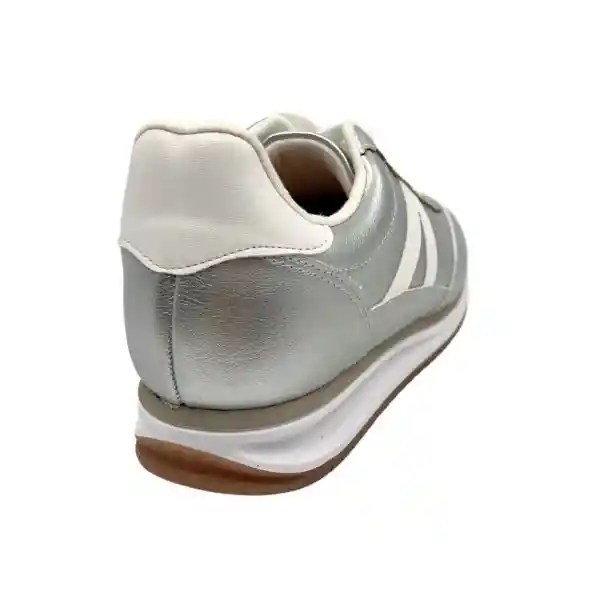 Tenis Plata Blanco Vizzano Talla 37