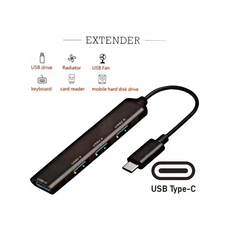 Hub Usb Tipo C | Multipuerto De Tipo C A Usb