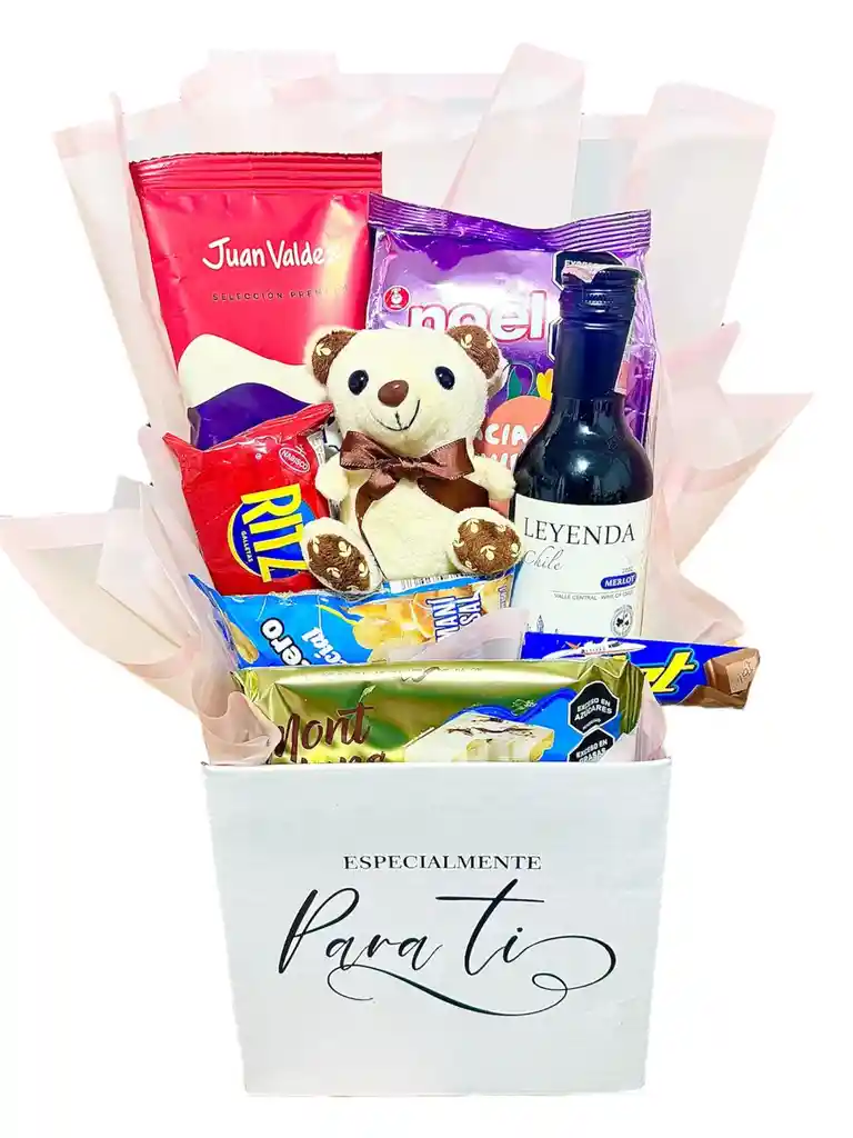Regalo Especial Anchetica Para El Corazon - Regalo Feliz Dia - Regalo Amor Y Amistad