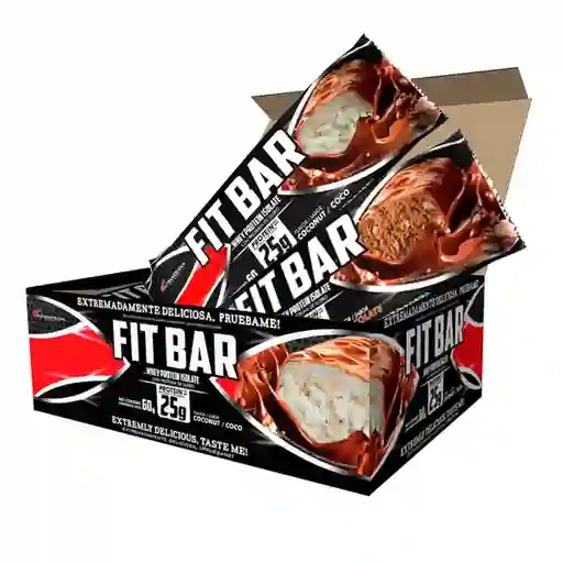 Fit Bar Barras De Proteína Sabor Surtidos Caja 12 Unidades Nutramerican