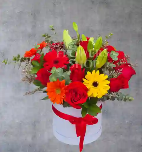 Caja Variada De Flores