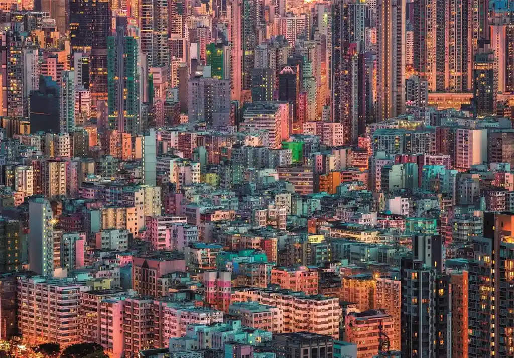 Rompecabezas 1500 Piezas Hong Kong Clementoni Para Adultos