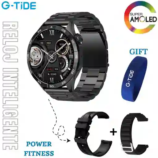 Reloj Inteligente Smartwatch Bluetooth G-tide Power Fitness Negro