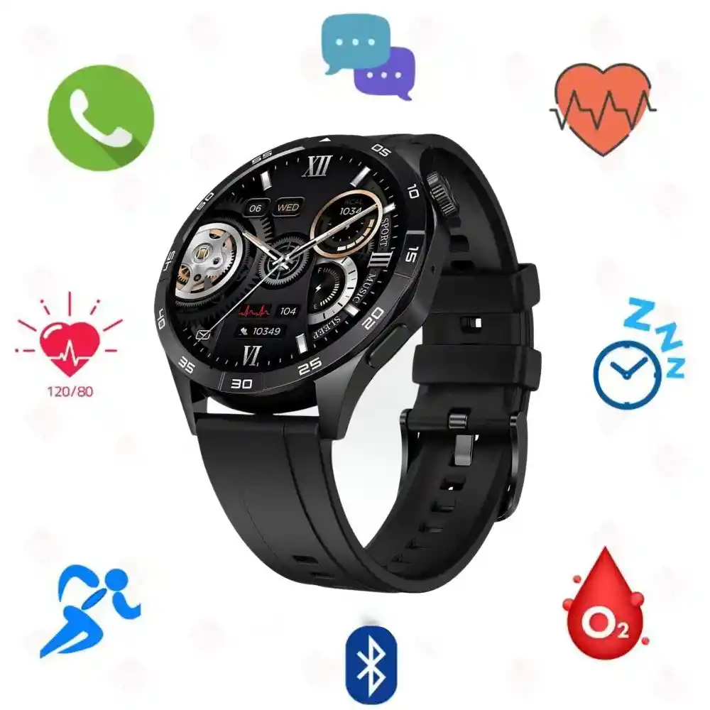 Reloj Inteligente Smartwatch Bluetooth G-tide Power Fitness Negro
