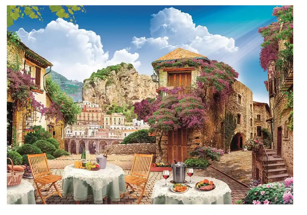 Rompecabezas 1500 Piezas Pueblo Costero Italia Clementoni