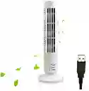 Mini Ventilador De Torre Escritorio Usb Blanco