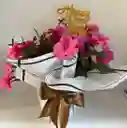 Arreglo Floral En Maceta Happy Birthday