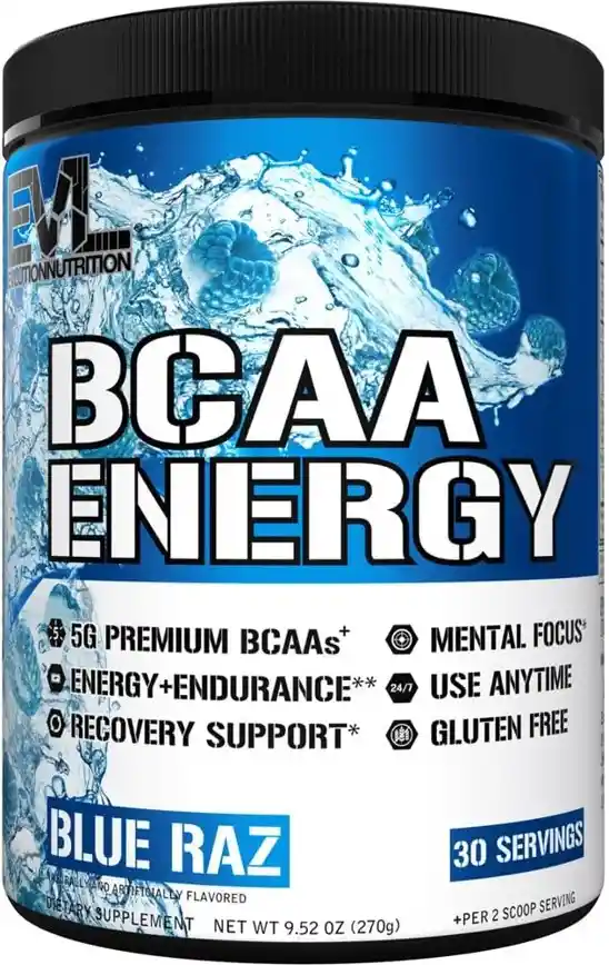 Aminoacidos Bcaa Blue Razz Evl 30 Servicios Con Beta Alanina