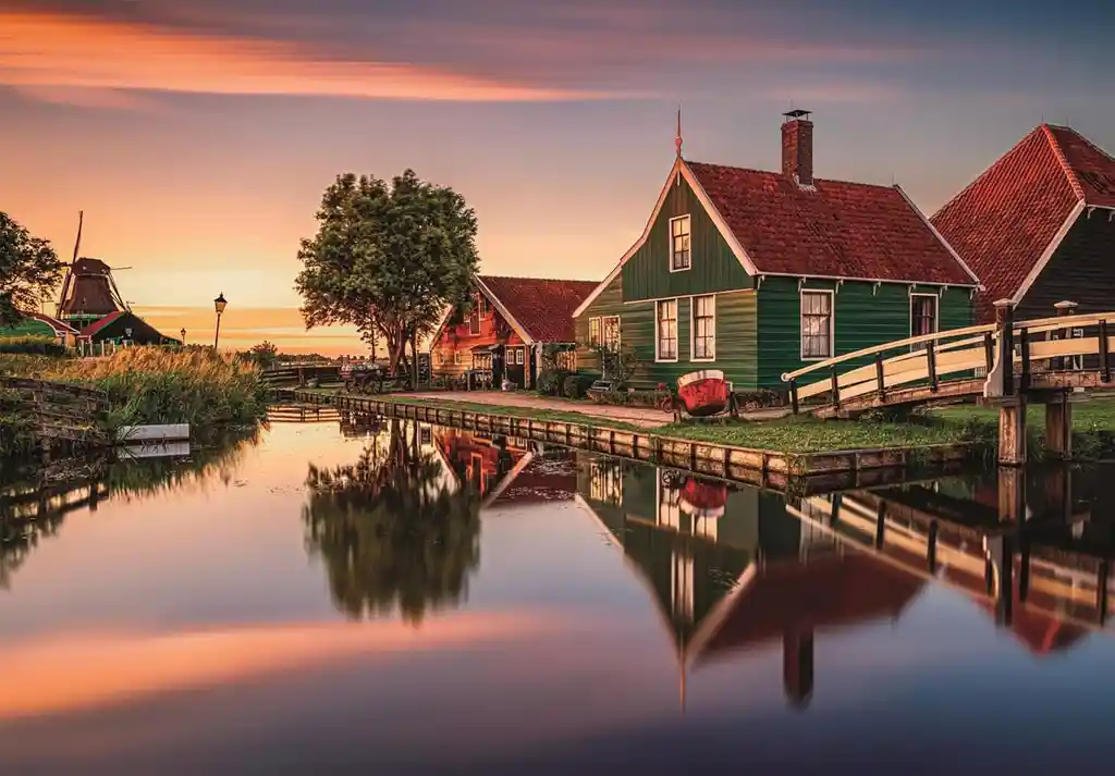 Rompecabezas 1500 Piezas Zaanse Schans Clementoni Adultos
