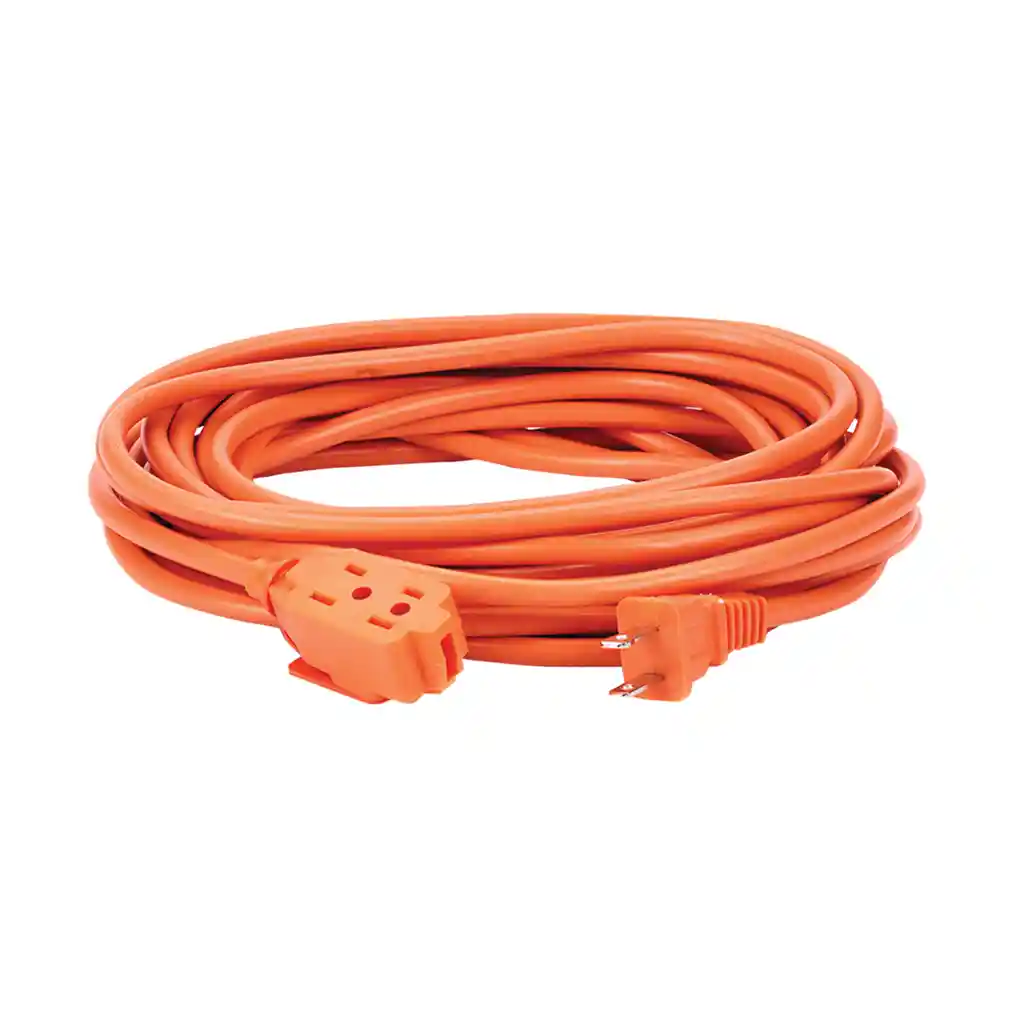 Extensión Eléctrica Semi Industrial 3 Metros Naranja