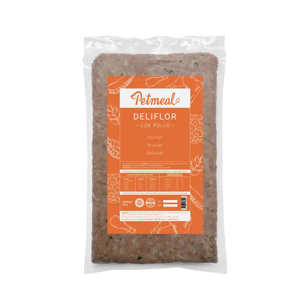 Petmeal Deliflor Pollo 500g