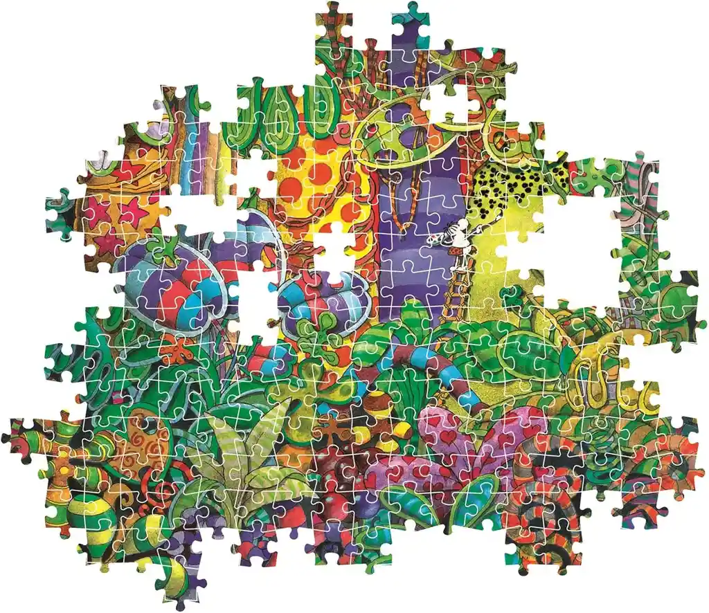 Rompecabezas 1500 Piezas Jungla Ilustrada Mordillo Clementoni