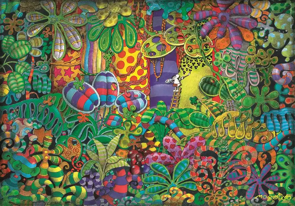 Rompecabezas 1500 Piezas Jungla Ilustrada Mordillo Clementoni