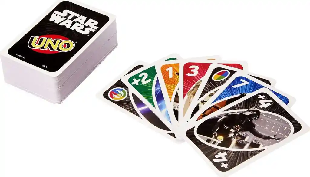 Juego De Cartas Uno Star Wars Mattel Games