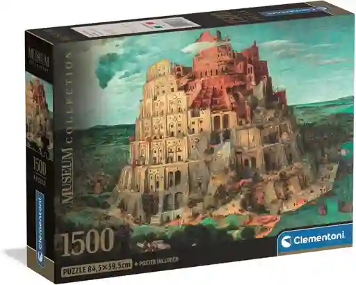 Rompecabezas 1500 Piezas Arte La Torre De Babel Clementoni